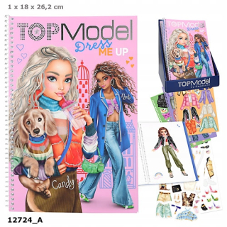 Dress me up City Girl TOP MODEL KNIHY O MALOVANÍ DRESS ME UP DEPESCHE 0412724